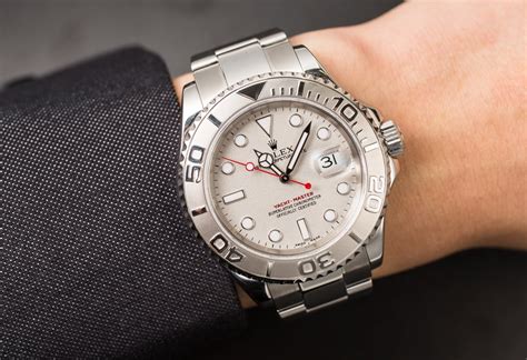 yacht master 16622 platinum dial